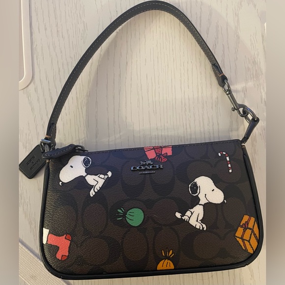 Coach Handbags - NWT Coach Coach X Peanuts Nolita 19 In Signature Canvas With Snoopy Presents